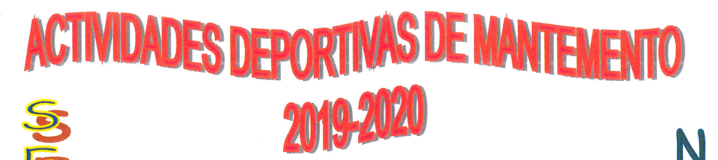 ACTIVIDADES DEPORTIVAS DE MANTEMENTO 2019-2020